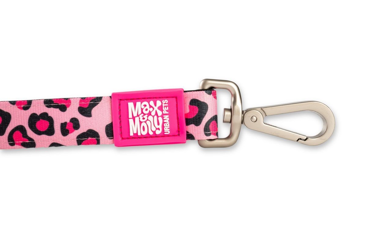 Повідець короткий Max & Molly Short Leash Leopard Pink, розмір L — Фото 2