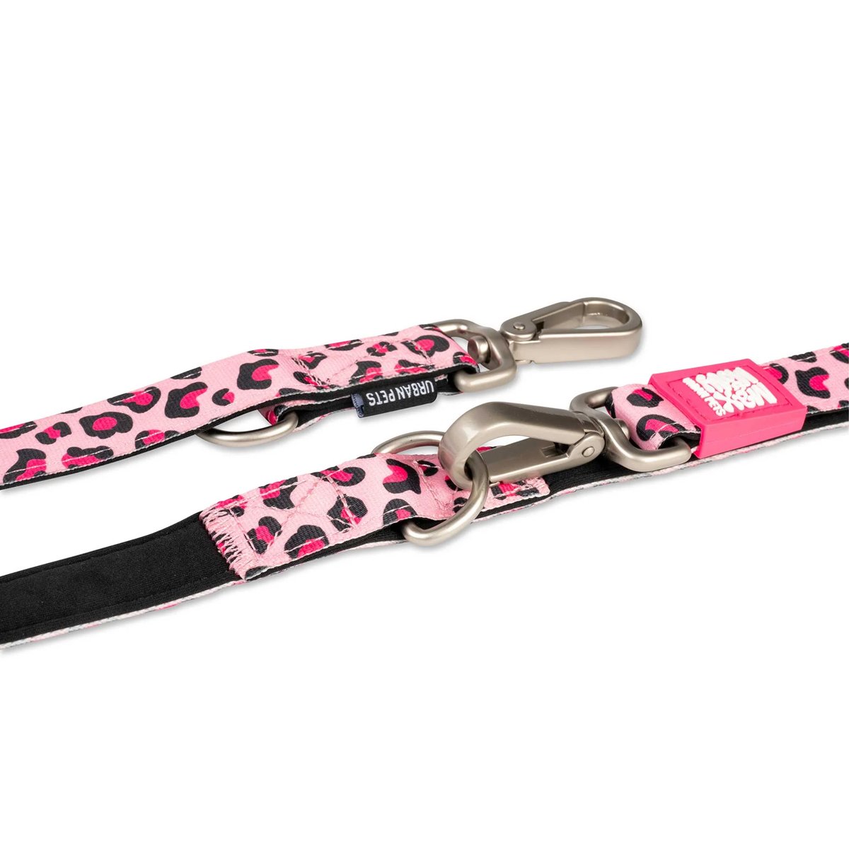 Повідець багатофункціональний Max & Molly Multi Function Leash Leopard Pink — Фото 3