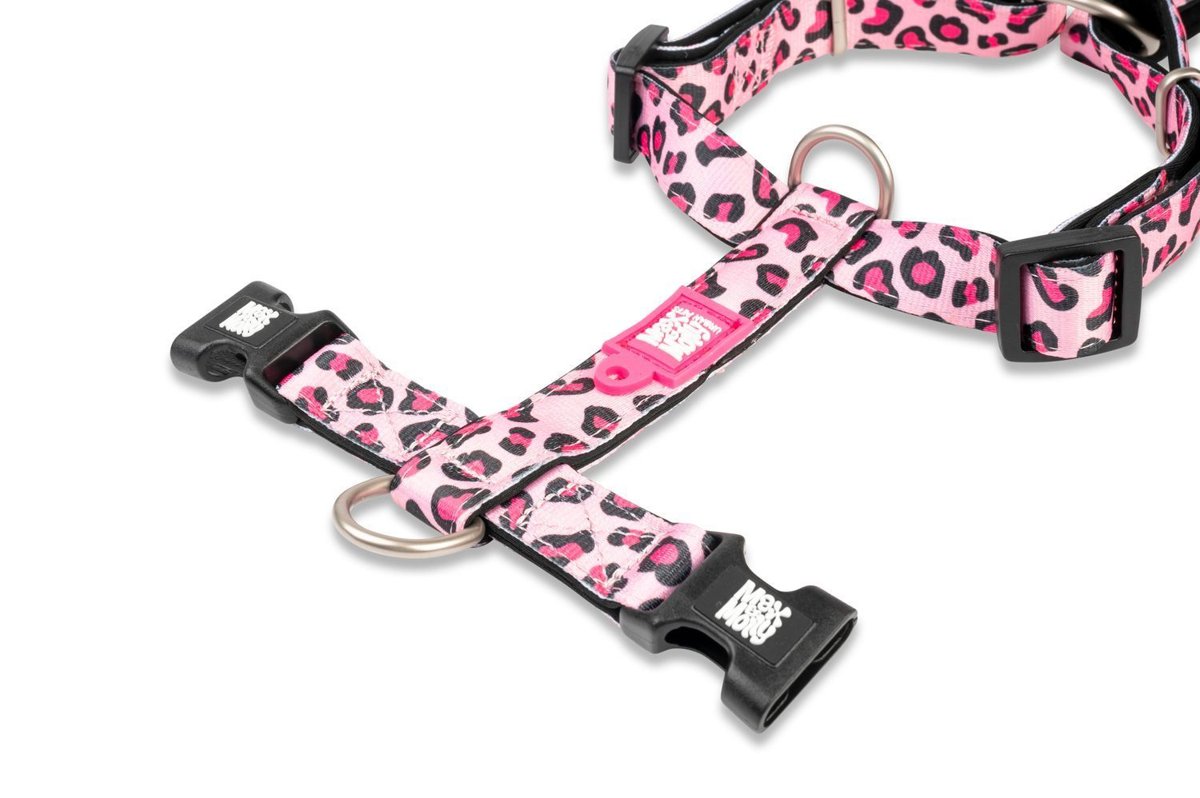 Шлея для собак Max & Molly H Harness Leopard Pink — Фото 3