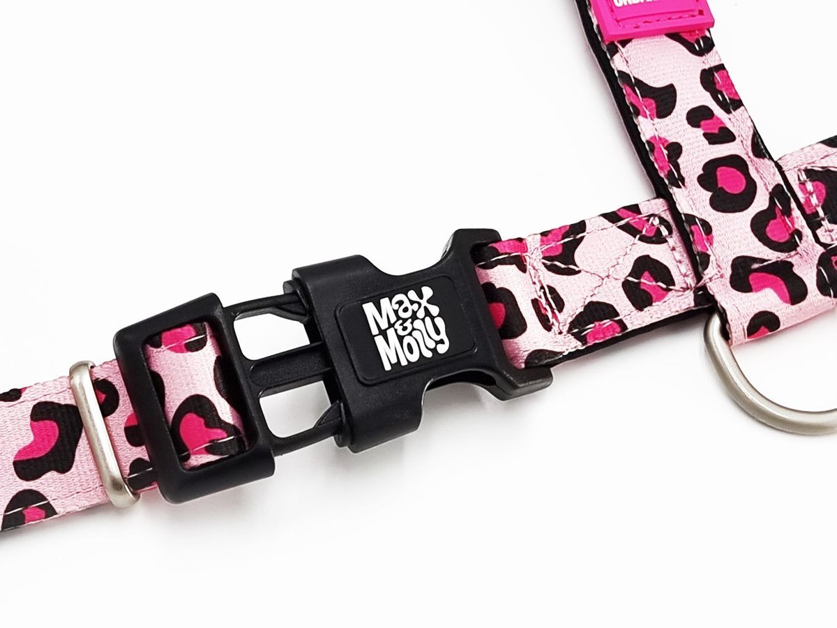 Шлея для собак Max & Molly H Harness Leopard Pink — Фото 5