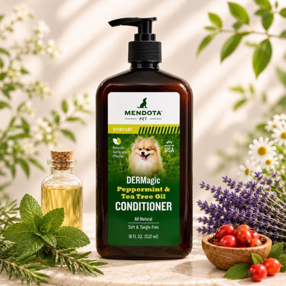Кондиціонер з перцевою м'ятою і маслом чайного дерева DERMagic Peppermint and Tea Tree Oil Conditioner, 532 мл — Фото 3