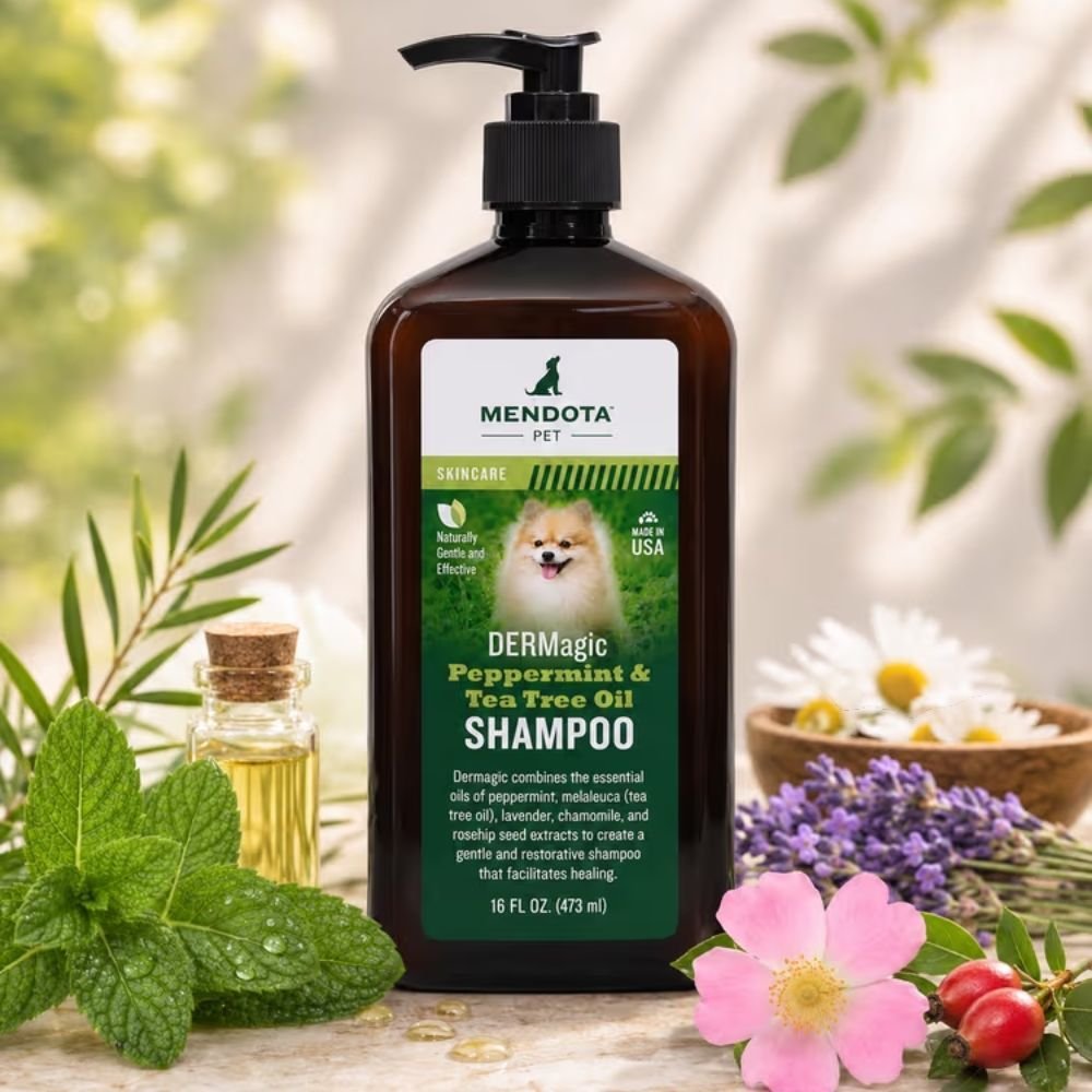 Шампунь з перцевою м'ятою і маслом чайного дерева DERMagic Peppermint and Tea Tree Oil Shampoo, 532 мл — Фото 3
