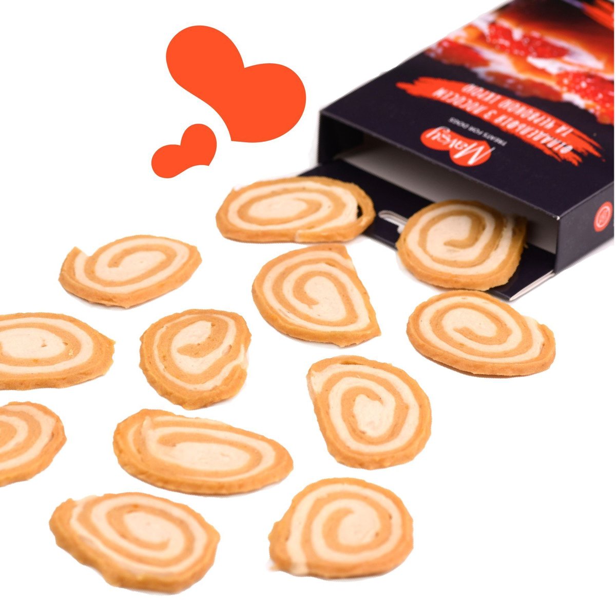 Ласощі для котів і собак Mavsy FD Salmon Rolls + Roe — суші з червоною ікрою, 50 г — Фото 3
