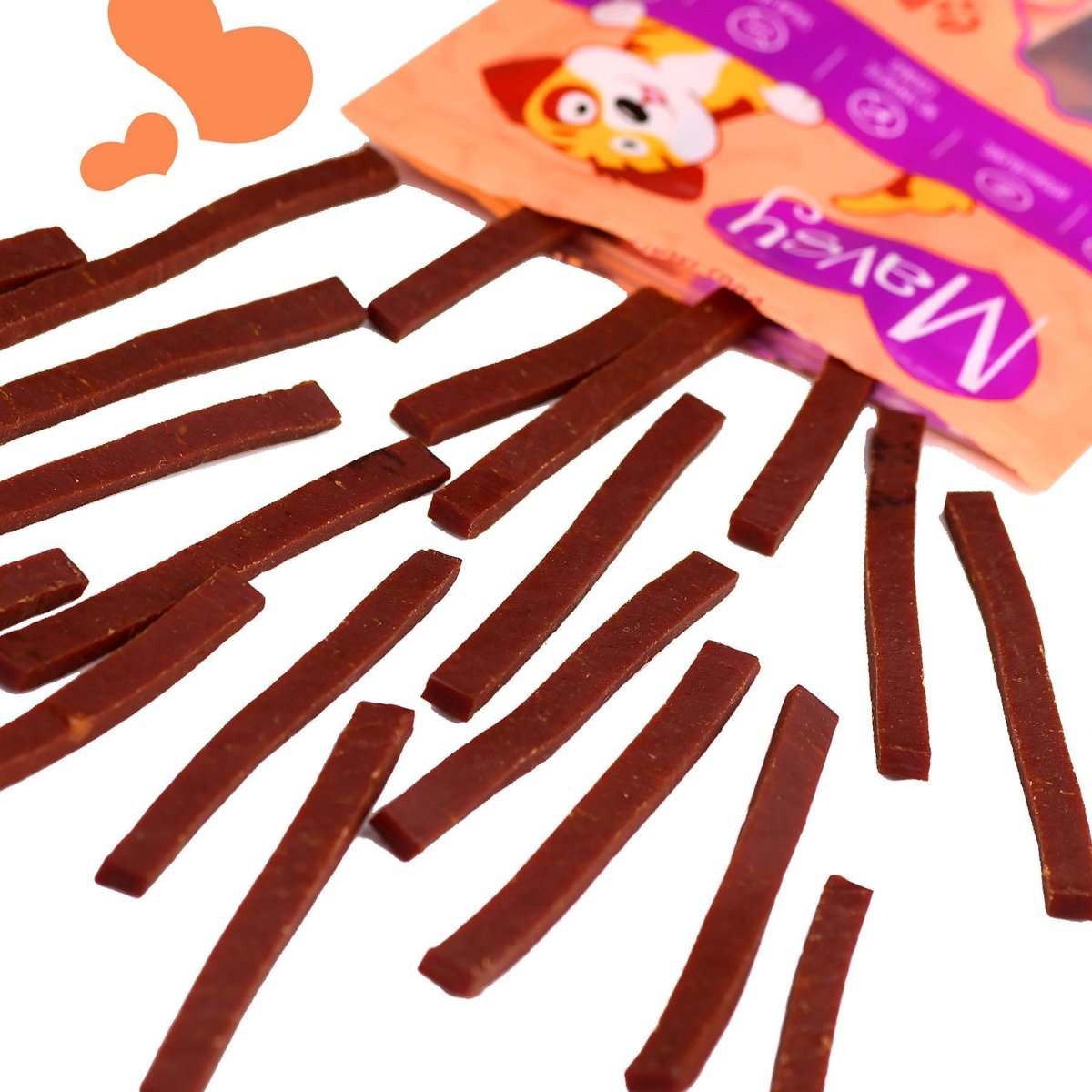 Ласощі для собак Mavsy Soft Beef Slice — бефстроганов з яловичини, 100 г — Фото 3