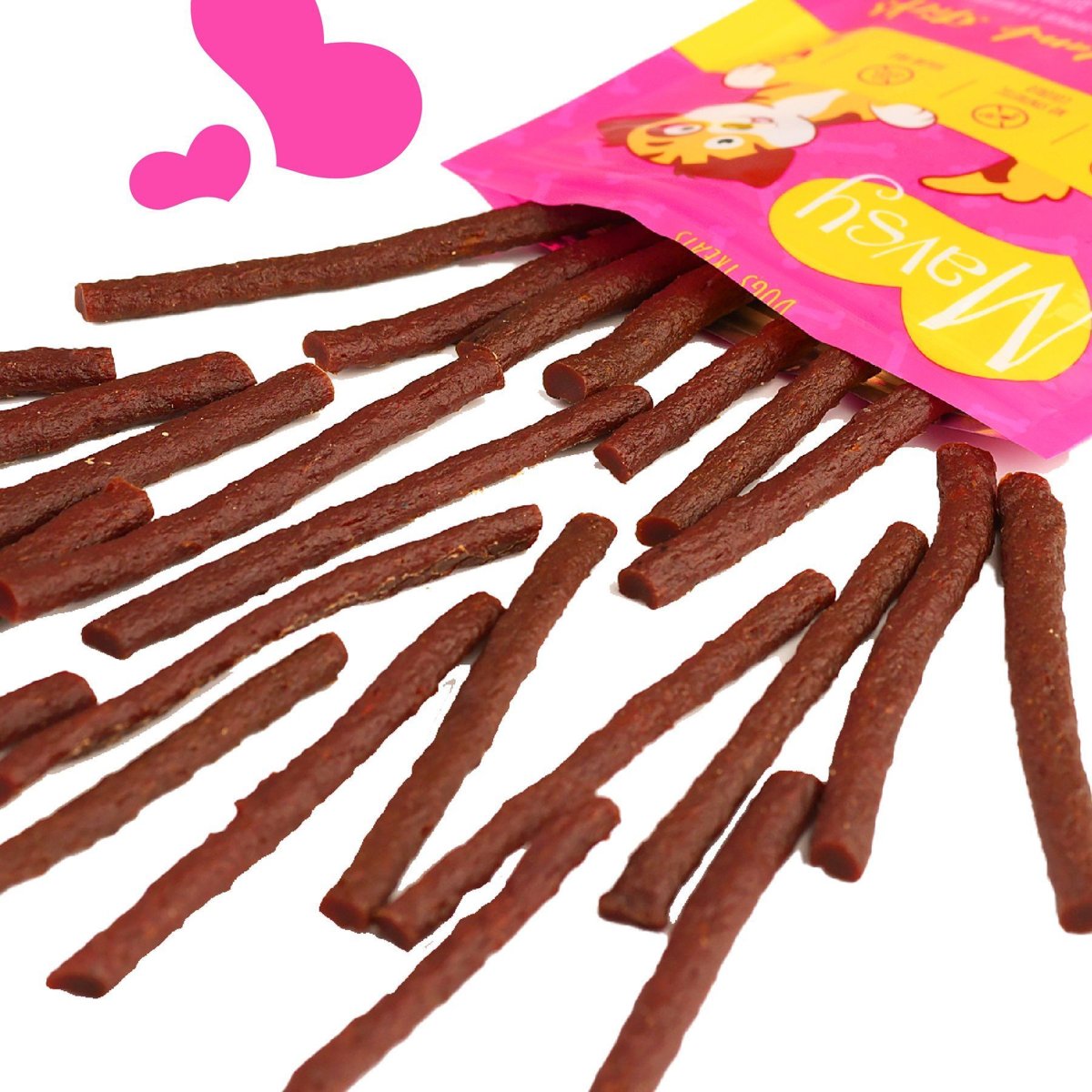 Ласощі для собак Mavsy Lamb Sticks — палички з ягнятини для догляду за зубами та яснами, 100 г — Фото 4